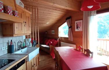 DUPLEX 50 m2 aux pieds des pistes les saisies hauteluce et contamines montjoie 6 personnes 1 chambre et un coin nuit - Foto 4