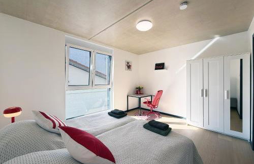 bonquartier - Design Apartment mit Balkon, Arbeitsplatz und Parkplatz - Foto 4