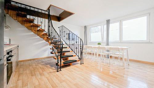 Tolstov Apartments - 4 Room Maisonette Apartment - 25 min Messe DUS - Foto 3, stove, dishwasher