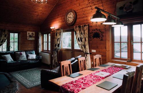 Bothy Cabin -Log cabin in wales - with hot tub - Foto 4
