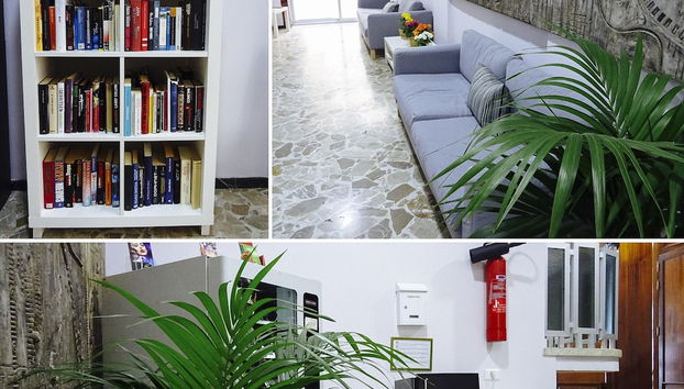 Sala de estar do lobby