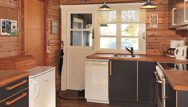 6 Person Holiday Home in Hvide Sande - Foto 4, Cocina privada