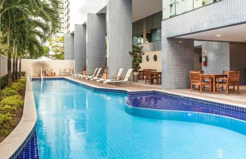 BEACH CLASS RECIFE BOA VIAGEM FLAT ANDAR ALTO - Foto 31