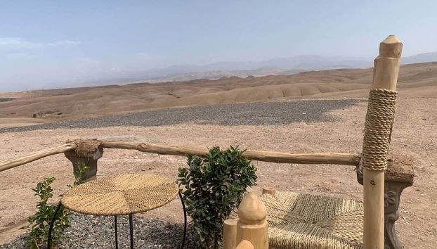 Viste dall'accampamento di Agafay