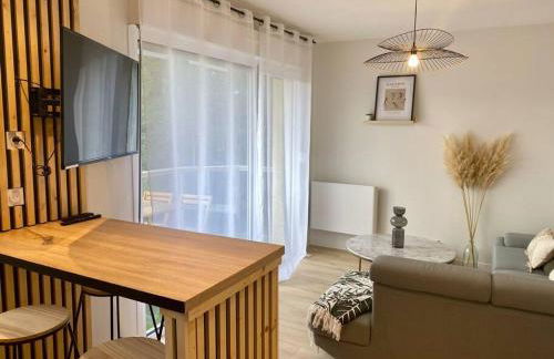 L'alcôve - T2 Calme, Terrasse & Parking privé - Foto 6