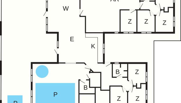 5 Star Holiday Home in Albaek - Foto 2, Plano