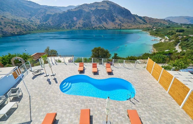 Stunning Lake Kournas Retreat 2 New Private Pool - Photo 31