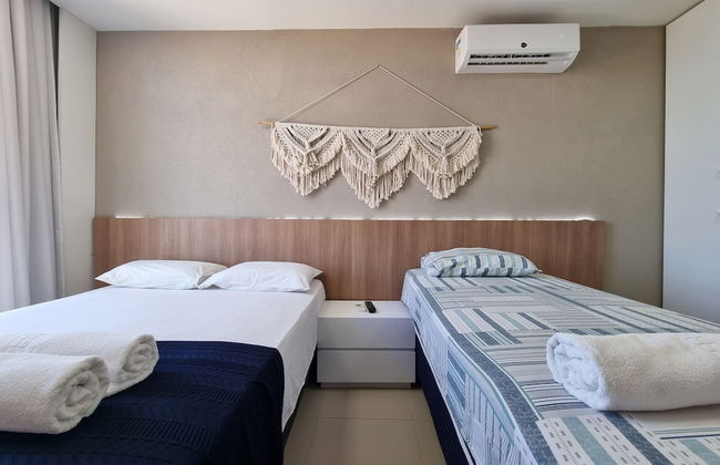 Areias do Mar Tranquilo com Varanda A317 - Foto 2