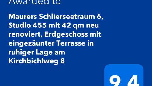 Maurers Schlierseetraum 6, Studio 455 mit 42 qm neu renoviert, Erdgeschoss mit eingezäunter Terrasse in ruhiger Lage am Kirchbichlweg 8 - Foto 3