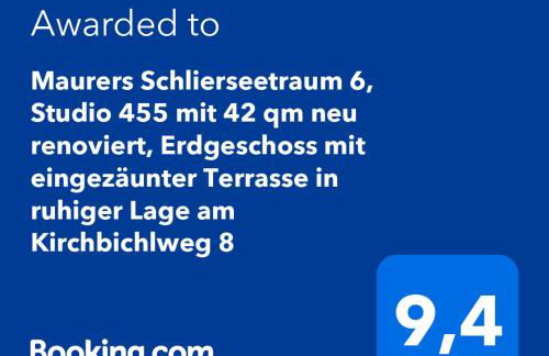 Maurers Schlierseetraum 6, Studio 455 mit 42 qm neu renoviert, Erdgeschoss mit eingezäunter Terrasse in ruhiger Lage am Kirchbichlweg 8 - Foto 3