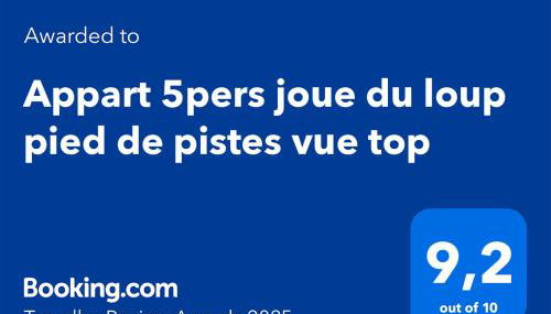 La joue du loup, aux pieds des pistes et vue sur montagnes - Foto 2