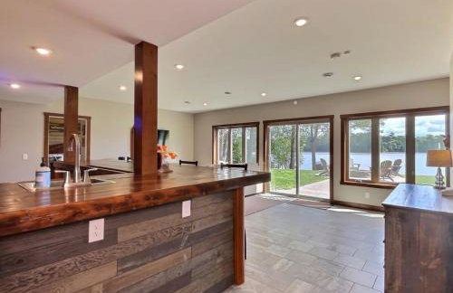 Northwoods WI 6BR Lakefront Cabin Retreat on Lake Nokomis - Minnohawk Lodge - Foto 41