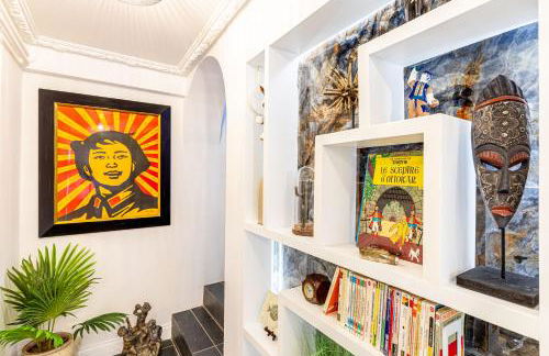 Modern Apartement Grand Paris, TV Salon, Sharing Garden, Villa des Ammonites - Foto 12