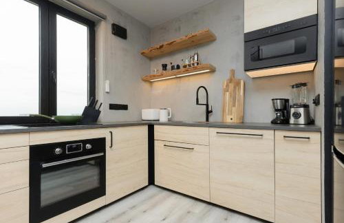 Industrial Pet-Friendly Apartment with Movie Projector by Noclegi Renters - Foto 12