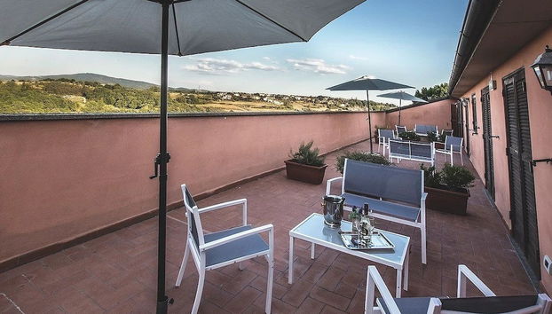 Zona de estar del vestíbulo