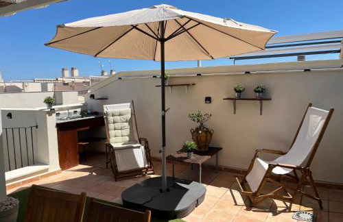 PLAYA ALMENARA ATICO DUPLEX VISTAS AL MAR Y MONTAÑA WIFI,PISCINA a - Foto 16