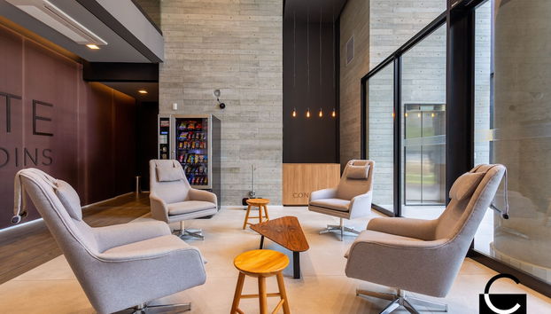 Coin salon dans le hall