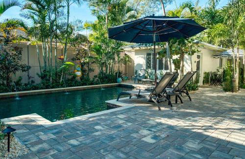 Charming Studio w Pool One Mile to Beach Pets Welcome - Foto 18