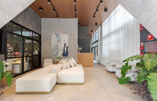 Oxy 77 Batel - Home Club com piscina, academia, lavanderia, gocoffee - Foto 8