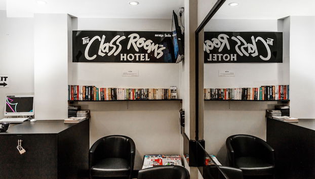 Zona de estar del vestíbulo