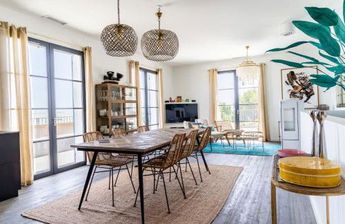 Casa lunga, 8 pax, clim, vue mer, piscine - Foto 8