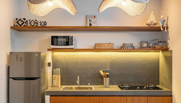 2BR Private Pool Villa in Ubud - Foto 5, Cocina básica privada