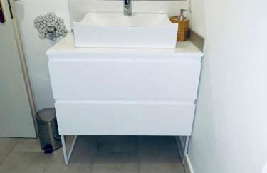 FeWo Studio 'Ein Bett im Kornfeld', Küche, 30qm, Souterrain - Foto 9