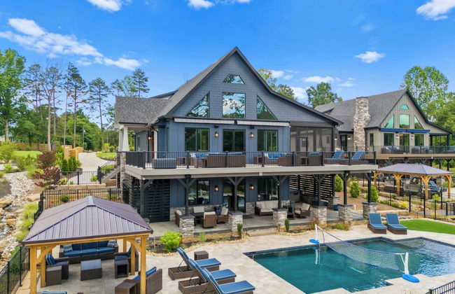 Blue Heron & Gray Fox by Avantstay 2 Lakefront Homes, Sleeps 44 Pool, Dock, Theater - Foto 3