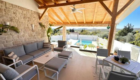 Villa MM Stankovci with heated pool, sauna, jacuzzi - Foto 2, Garden view