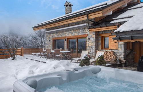 Chalet moderne avec jacuzzi et animaux admis, proche pistes Méribel - FR-1-566-56 - Foto 2