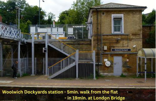 Stylish 2-Bed Flat in Woolwich, Central London - Foto 34