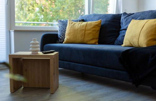 BEST STAY CityAppartment Hünfeld- SmartTV FreeWlan Balkon, in wenigen Minuten am Bahnhof, Innenstadt und doch ruhig gelegen - ideal für Paare oder Geschäftsreisen - Foto 6