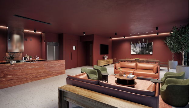 Coin salon dans le hall