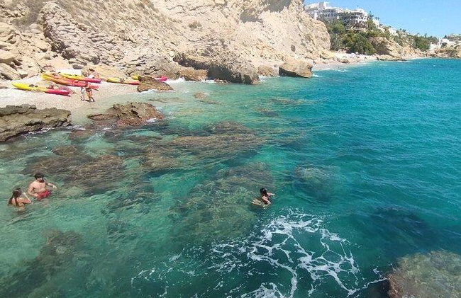 Kayak in the Calas de Villajoyosa (Alicante) - Photo 3