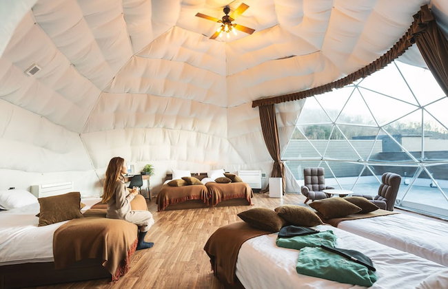 Panoramic Mt. Fuji Views from All Rooms – VISION GLAMPING Resort & Spa YAMANAKAKO - Foto 4