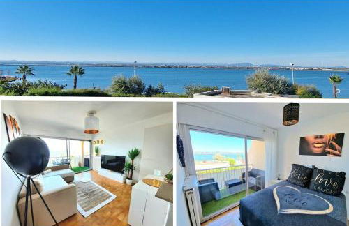 Appartement 1ere ligne piscine terrasse au bord de la plage front de mer avec vélos - Foto 3