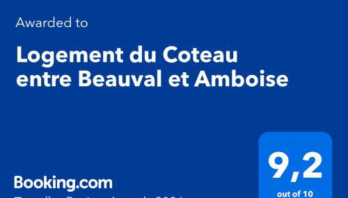Logement du Coteau entre Beauval et Amboise - Foto 2