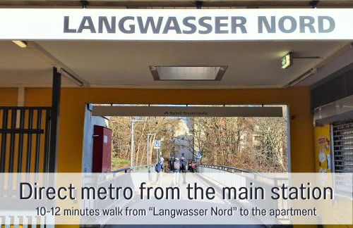 Baham-Apartment Nuernberg - including hot tub, sauna, massage chair, roof terrace, barbecue - metro 15 min, exhibition center 8 min walk - Foto 36