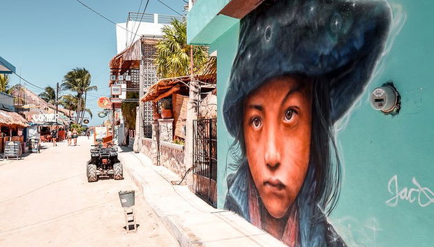 Ganztägige Tour nach Holbox und Passion Island mit Cenote, Transport und Mittagessen - Foto 4, Wandbilder