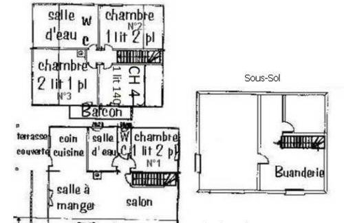 Chalet confortable avec 4 chambres, cheminée, grand terrain, proche pistes et lac - Foto 7