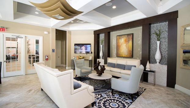 Sala de estar do lobby