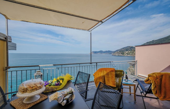 La Lampara Sea View Terrace Apartment With AC - Foto 1