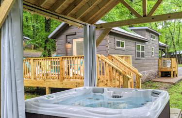 Peggers Cabin Luxury Rustic Tiny Cabin Spa - Foto 14