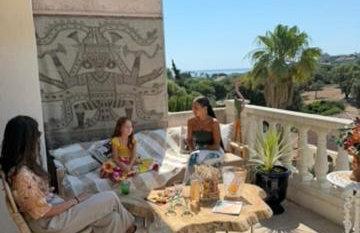 Villa soleil - Vue mer et montagne - Piscine privée, tennis, accès plage à pied - Foto 14