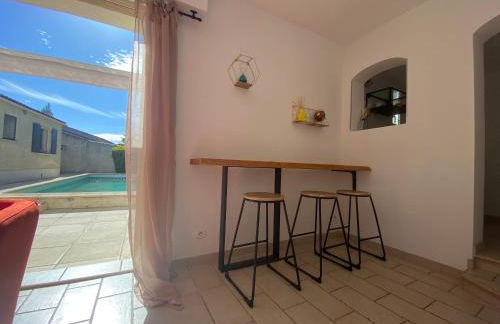 La maison en couleurs 3 étoiles, du calme à 10 minutes d'Avignon - Foto 9