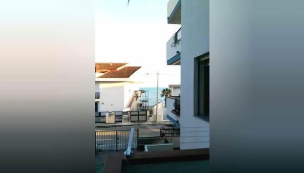 Blick von der Unterkunft