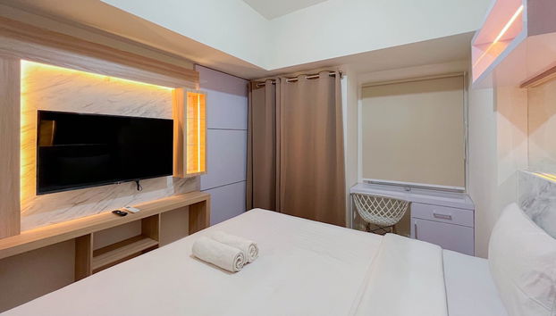 Warm And Simply Studio Room Vida View Makassar Apartment - Foto 4, Habitación