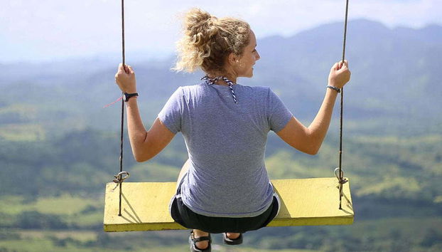 Diversión en el columpio