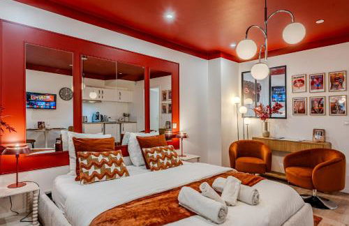 L'Écrin Rouge Escapade Romantique et Balnéo Privé - Foto 10