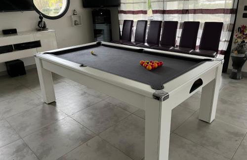 Maison moderne au calme avec billard, jacuzzi, bain à remous, piscine, Babyfoot - Foto 12